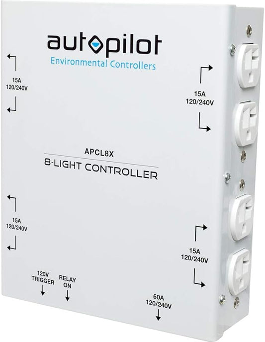 Autopilot APCL8X 8-Light (120/240V) 60A High Power HID Controller 8000W 50A X-Plug