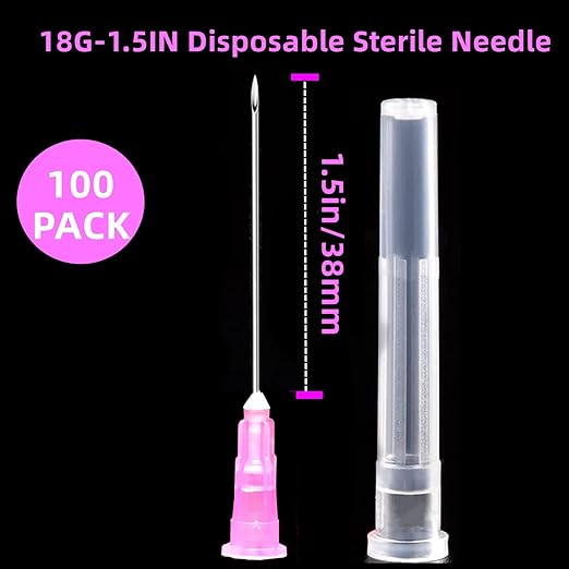 Dynarex Hypodermic Needles - 18G x 1 1/2"