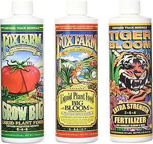 FoxFarm Soil Formula Nutrients Trio, 3 qts