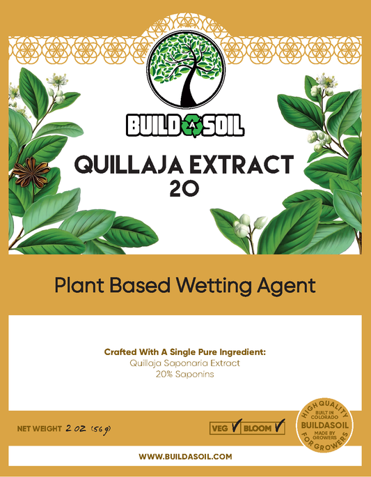 BuildASoil Quillaja Saponaria Extract Powder 20 - 2 oz.