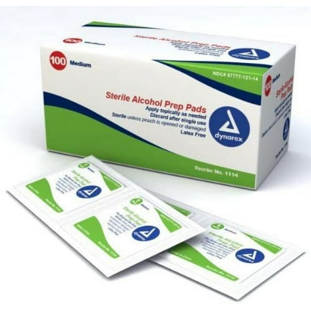 Dynarex Sterile Alcohol Prep Pads