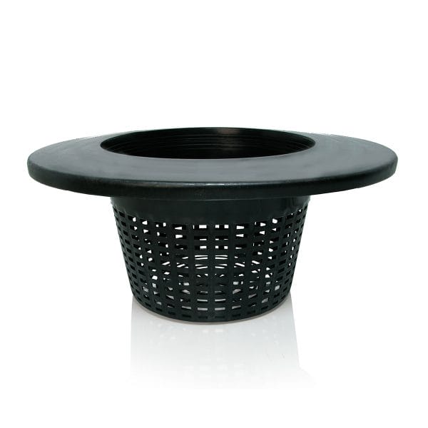 6 in. Wide Lip Bucket Basket - Round Plant Container with Mesh Bottom