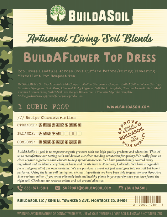 BuildASoil Build-A-Flower Top Dress Kit